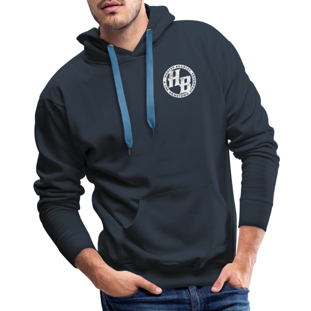 HB Original Hoodie | White Logo - navy