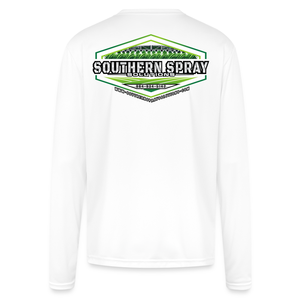 sss • long sleeve sun shirt - white