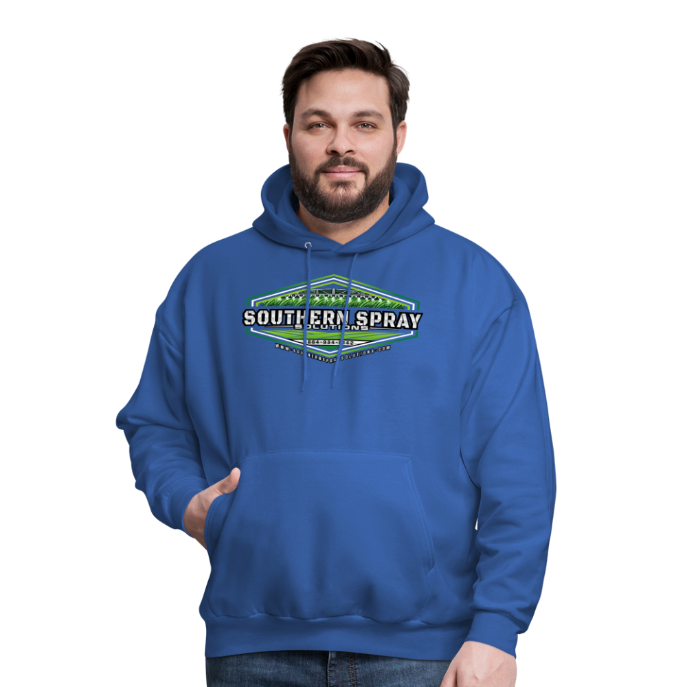sss • grass logo hoodie - royal blue