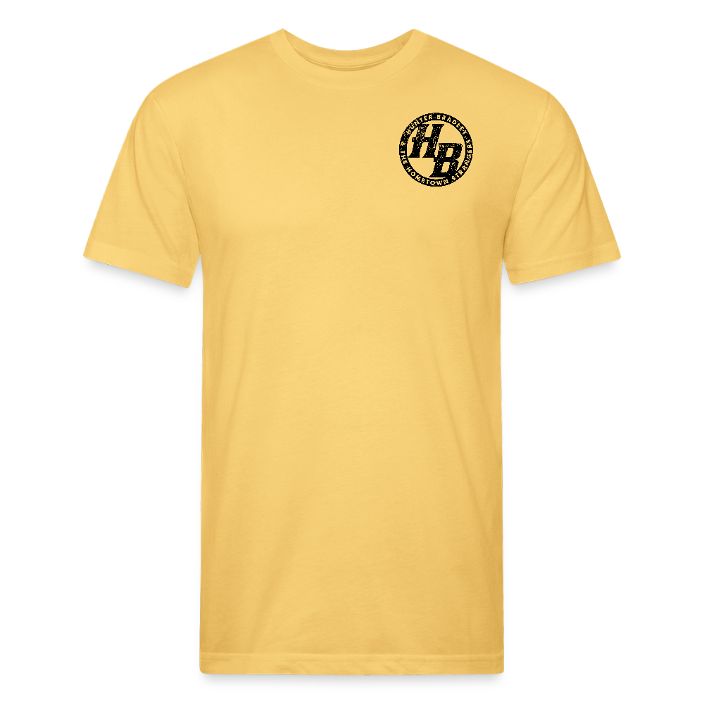 HB Original T-Shirt | Black Logo - pastel yellow