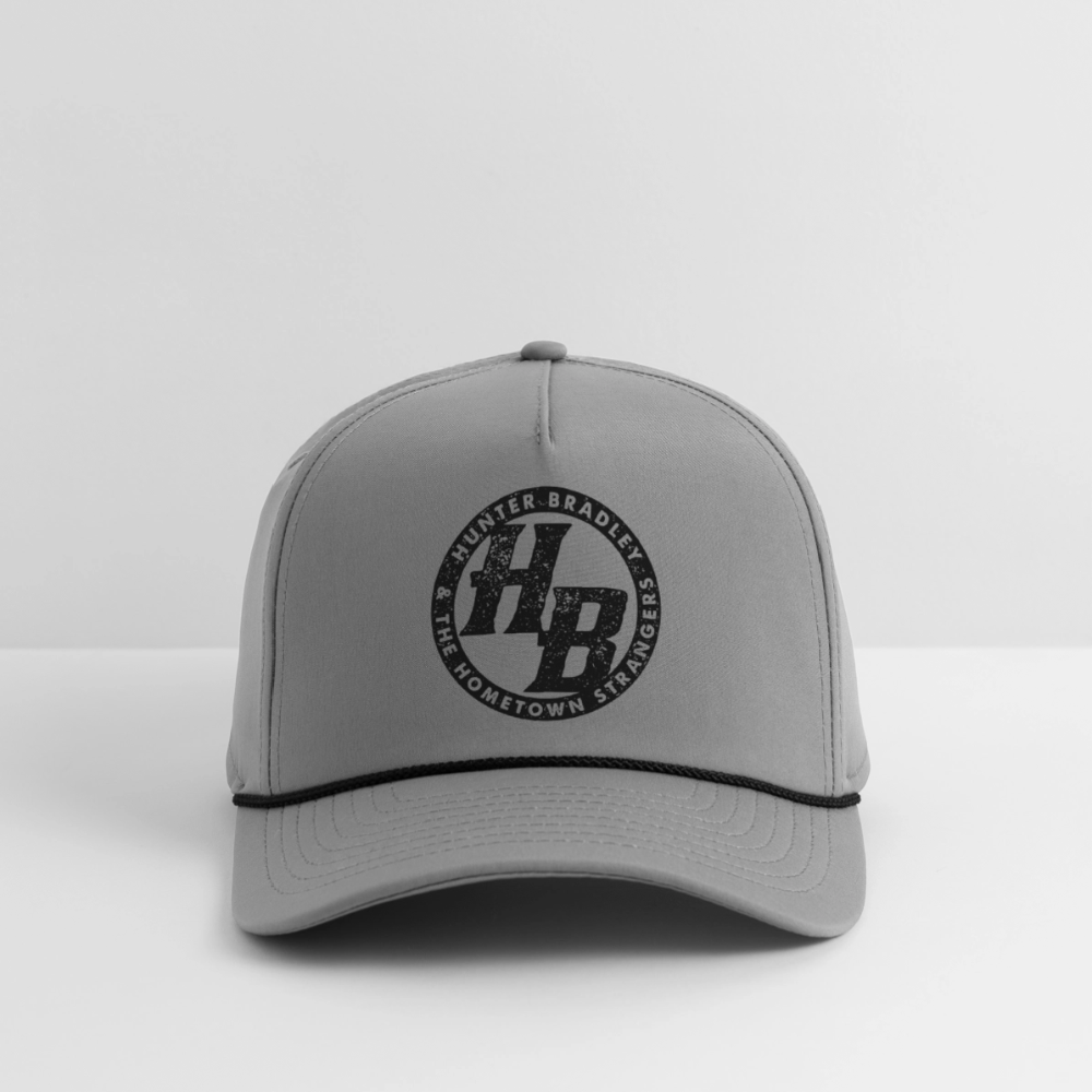 HB Original Rope Hat | Black Logo - gray/black