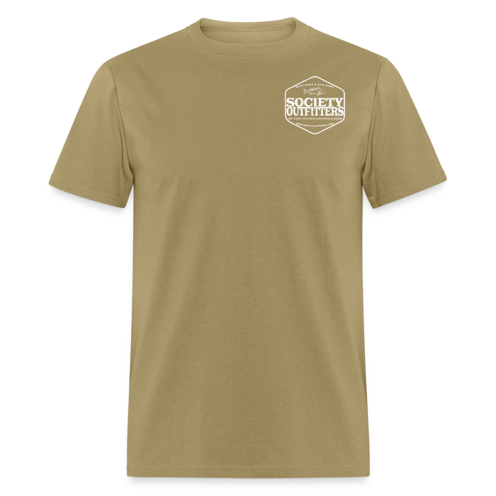 society outfitters • so-fish-ticated - white (100% cotton) - khaki