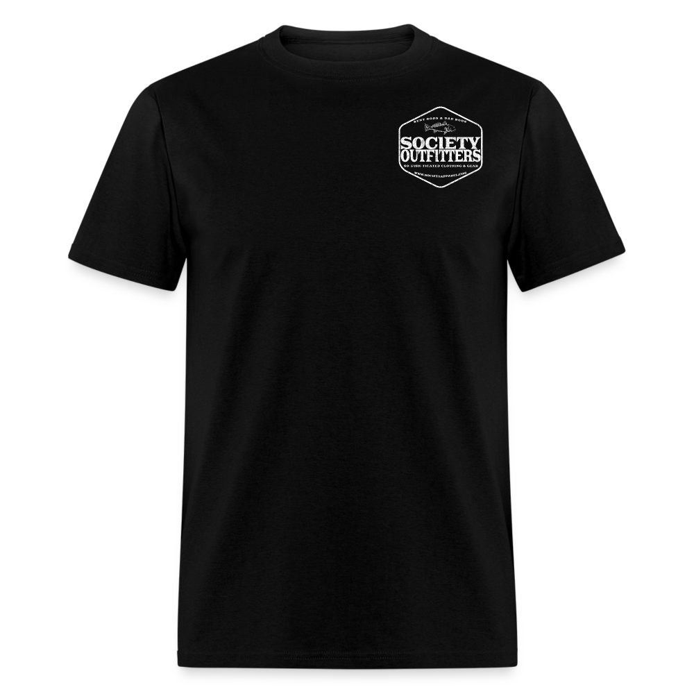 society outfitters • so-fish-ticated - white (100% cotton) - black
