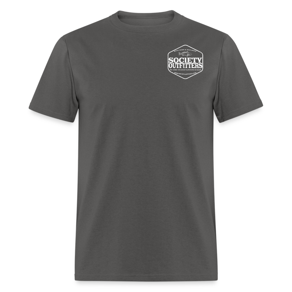 society outfitters • so-fish-ticated - white (100% cotton) - charcoal