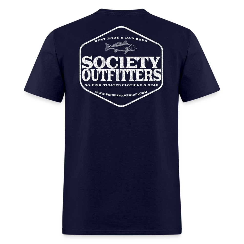 society outfitters • so-fish-ticated - white (100% cotton) - navy