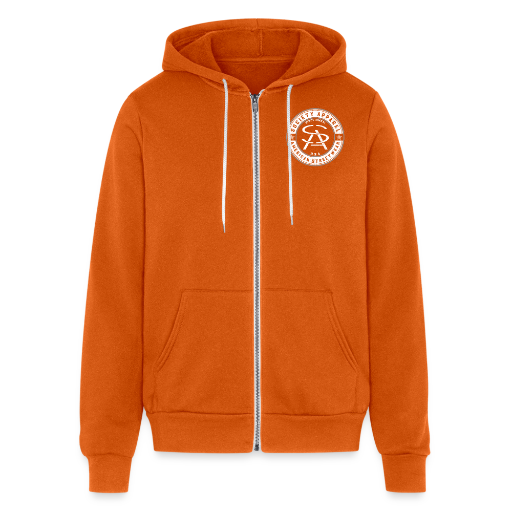 society essentials • sa badge premium hoodie - autumn