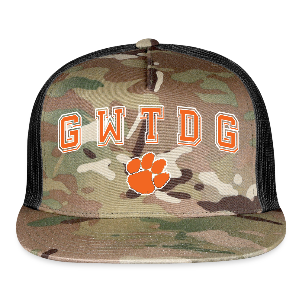 clemson • gwtdg trucker hat - multicam\black