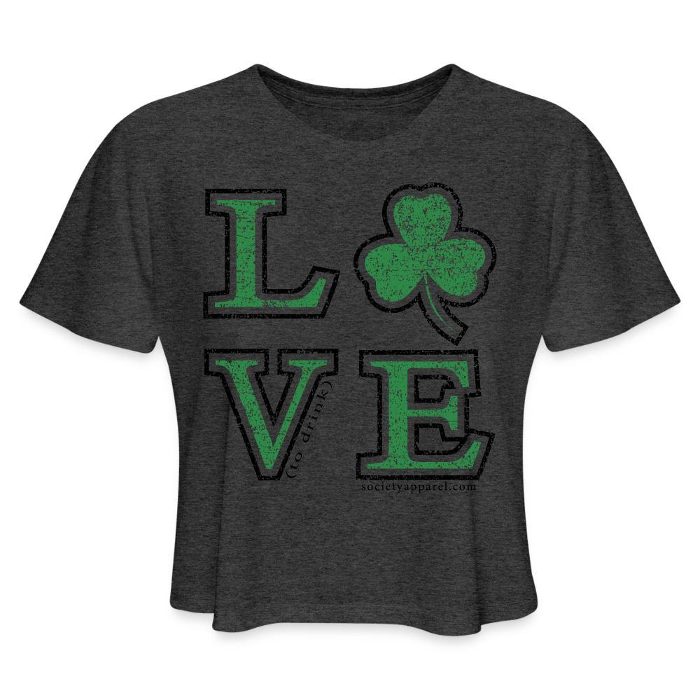 st patty's day • LOVE (green) - deep heather