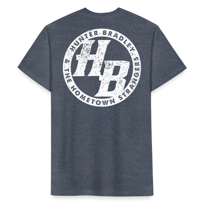 HB Original T-Shirt | White Logo - heather navy