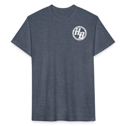 HB Original T-Shirt | White Logo - heather navy