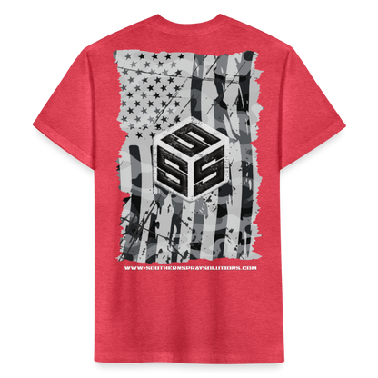 SSS • FLAG BACK - heather red