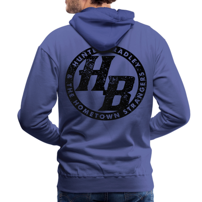 HB Original Hoodie | Black Logo - royal blue