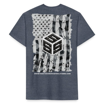 SSS • FLAG BACK - heather navy