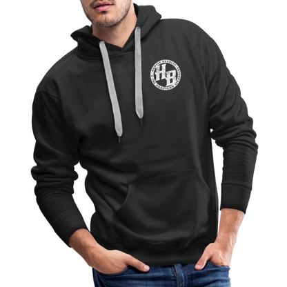 HB Original Hoodie | White Logo - black