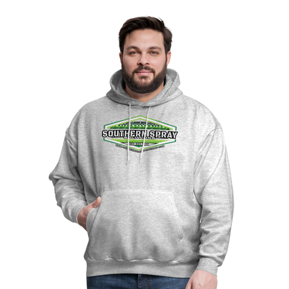 sss • grass logo hoodie - heather gray
