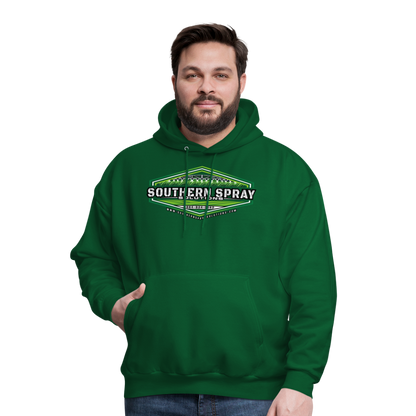 sss • grass logo hoodie - forest green