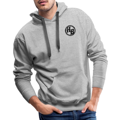 HB Original Hoodie | Black Logo - heather grey