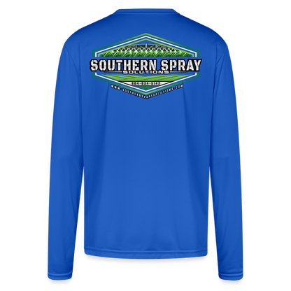 sss • long sleeve sun shirt - royal blue