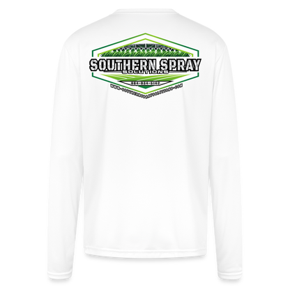 sss • long sleeve sun shirt - white