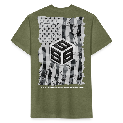 SSS • FLAG BACK - heather military green