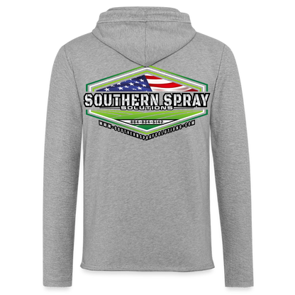 sss - lightweight terry hoodie - heather gray