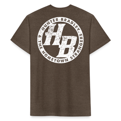 HB Original T-Shirt | White Logo - heather espresso