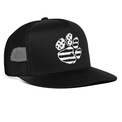 American Paw Flatbill Snapback - black/black