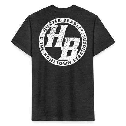 HB Original T-Shirt | White Logo - heather black