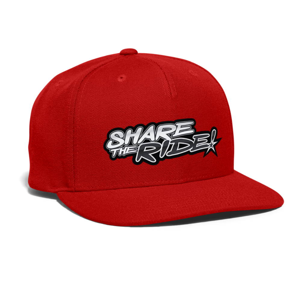 Fitted Cotton/Poly T-Shirt by Next Level - red