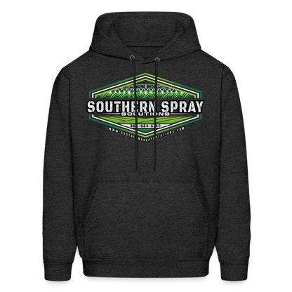sss • grass logo hoodie - charcoal grey