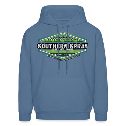 sss • grass logo hoodie - denim blue