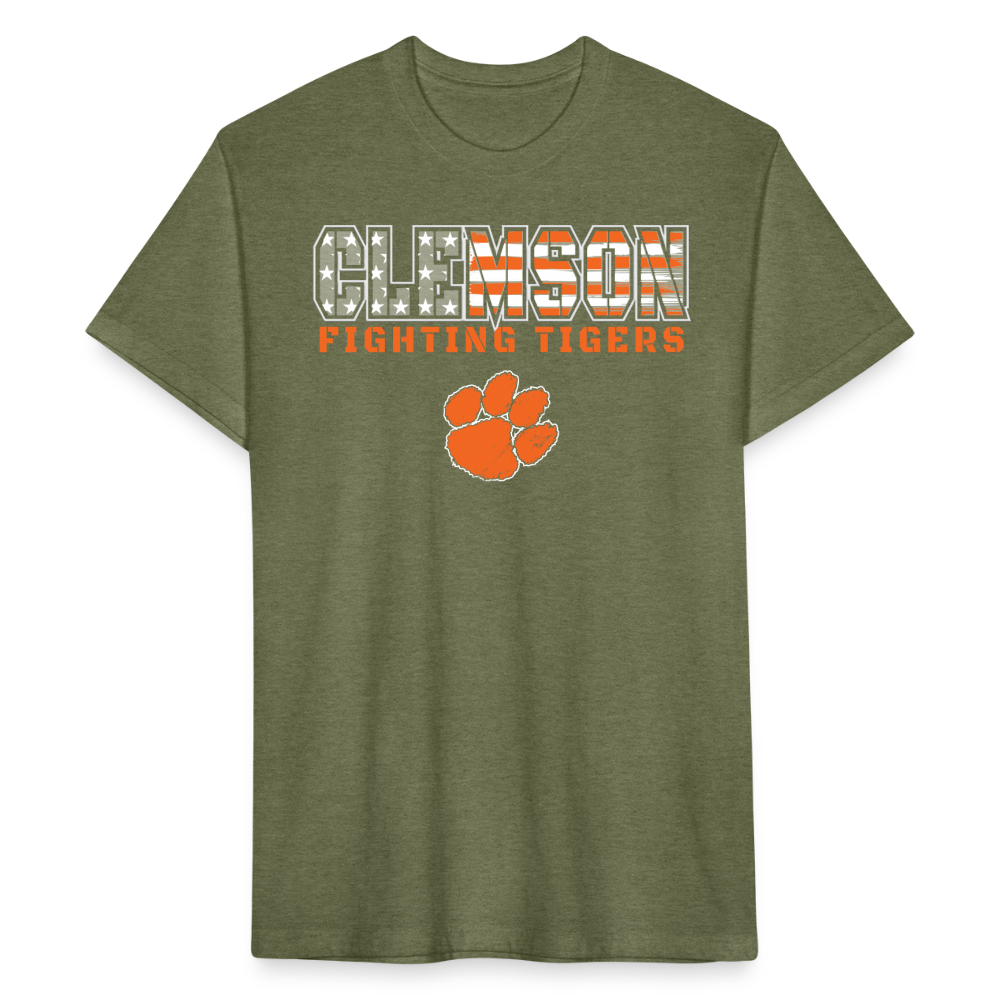 clemson • fighting tigers - heather military green