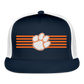 clemson • stripes flat bill - navy/white