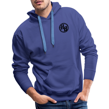 HB Original Hoodie | Black Logo - royal blue
