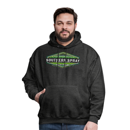sss • grass logo hoodie - charcoal grey