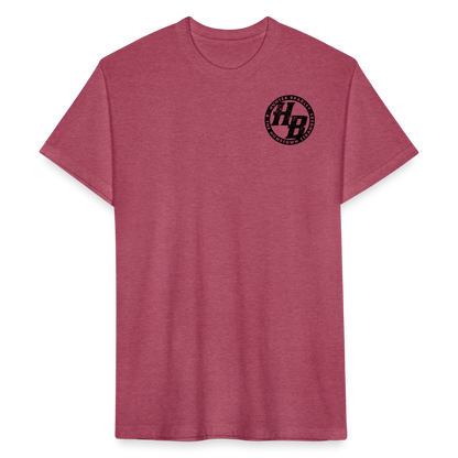 HB Original T-Shirt | Black Logo - heather burgundy