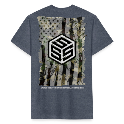 SSS • CAMO FLAG - heather navy