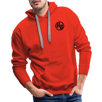 HB Original Hoodie | Black Logo - red