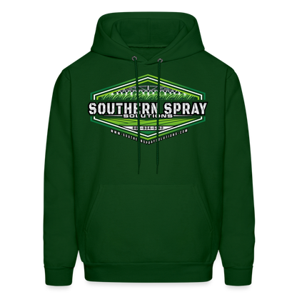 sss • grass logo hoodie - forest green