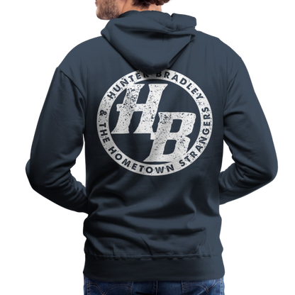 HB Original Hoodie | White Logo - navy