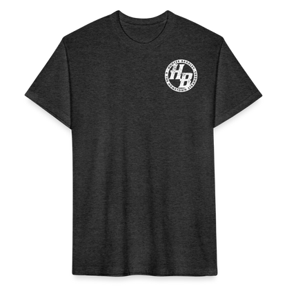 HB Original T-Shirt | White Logo - heather black