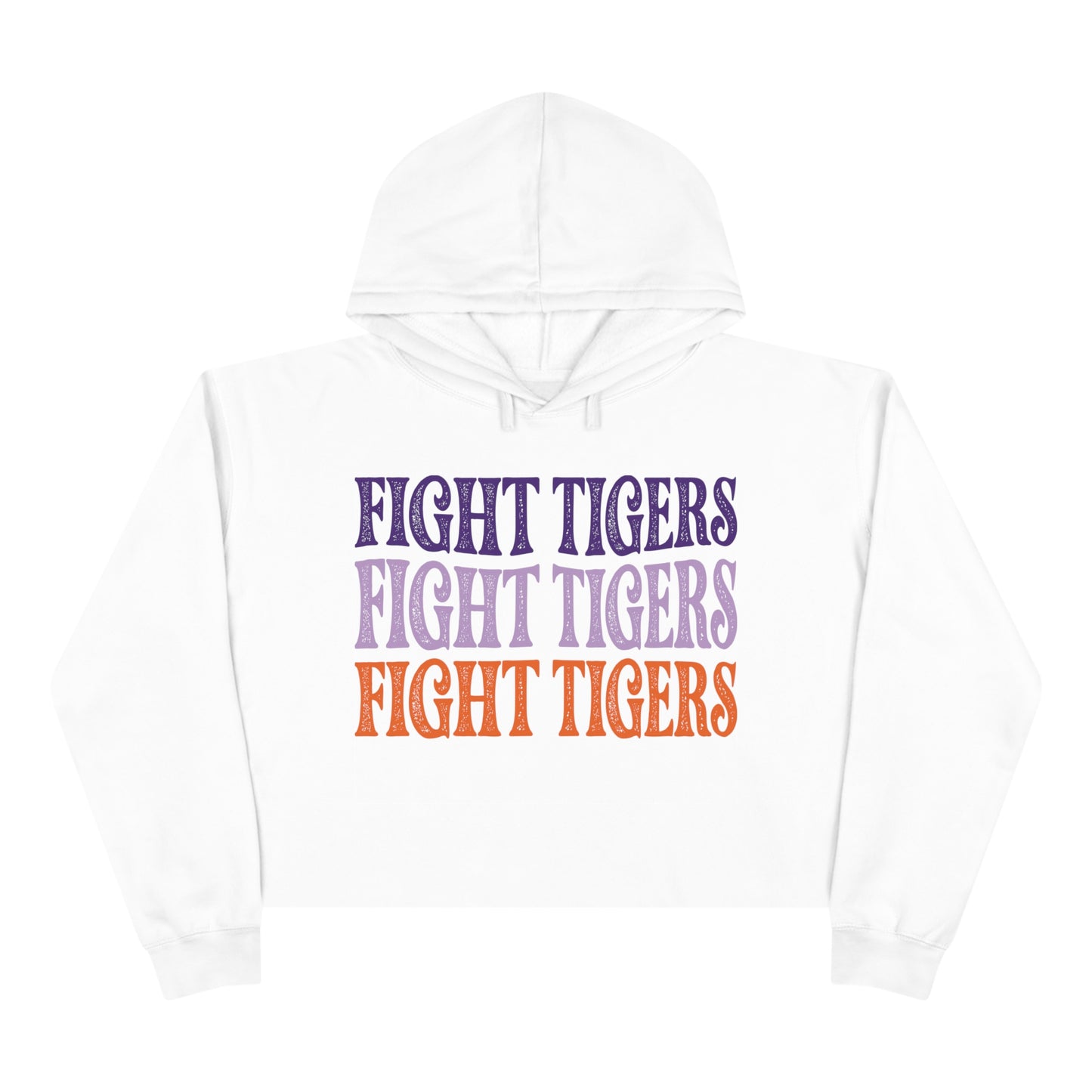 clemson • fight tigers crop hoodie