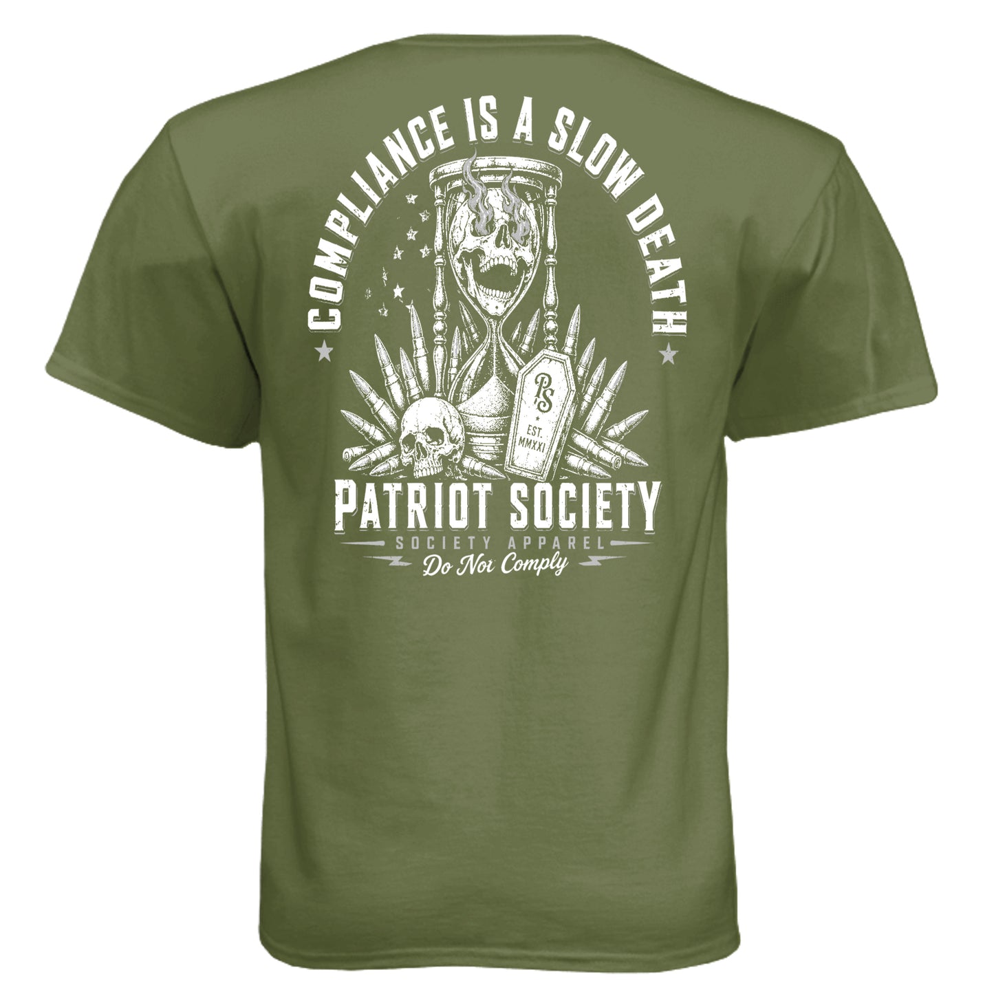 Military Green - N6210 - BACK