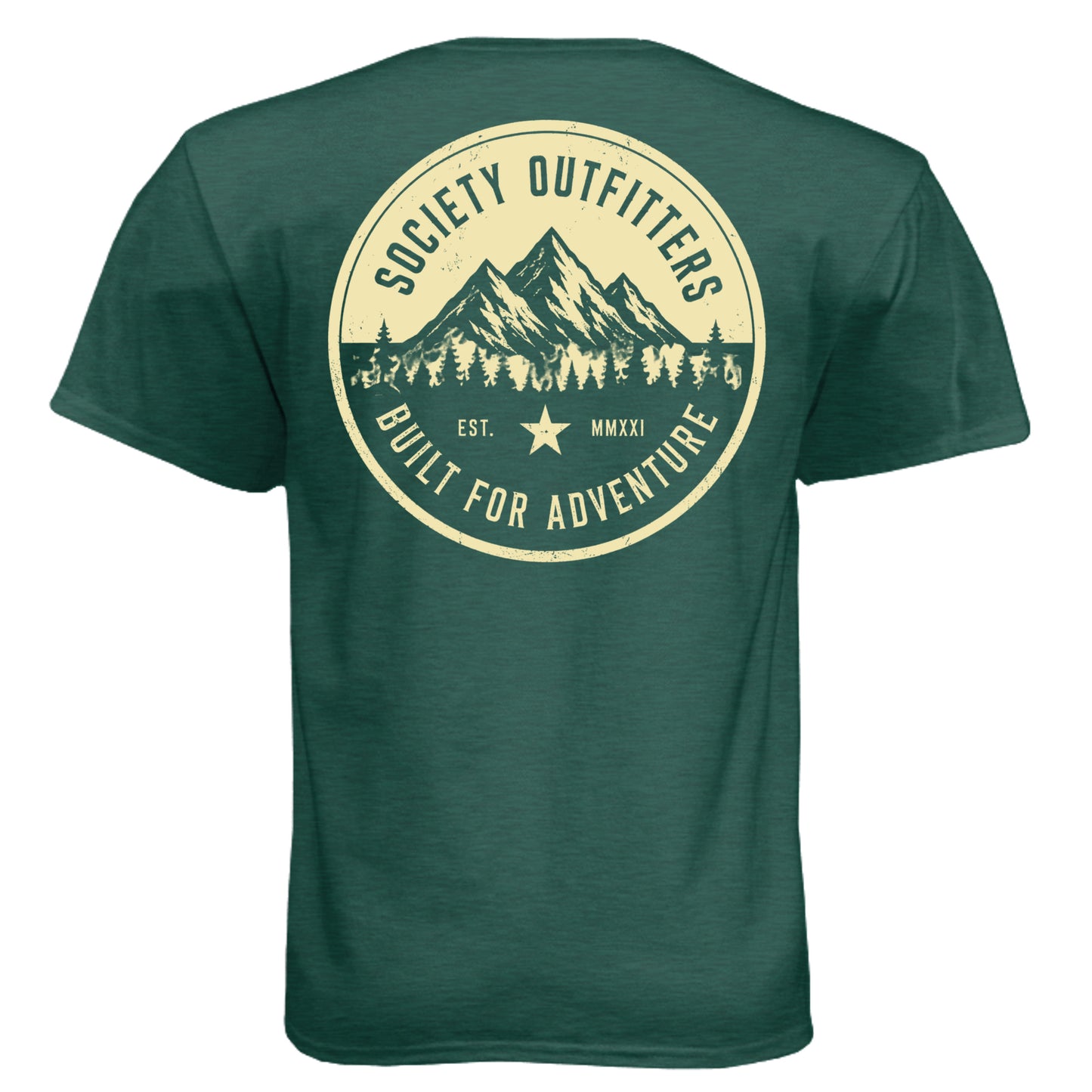 Heather Forest Green - N6210 - BACK
