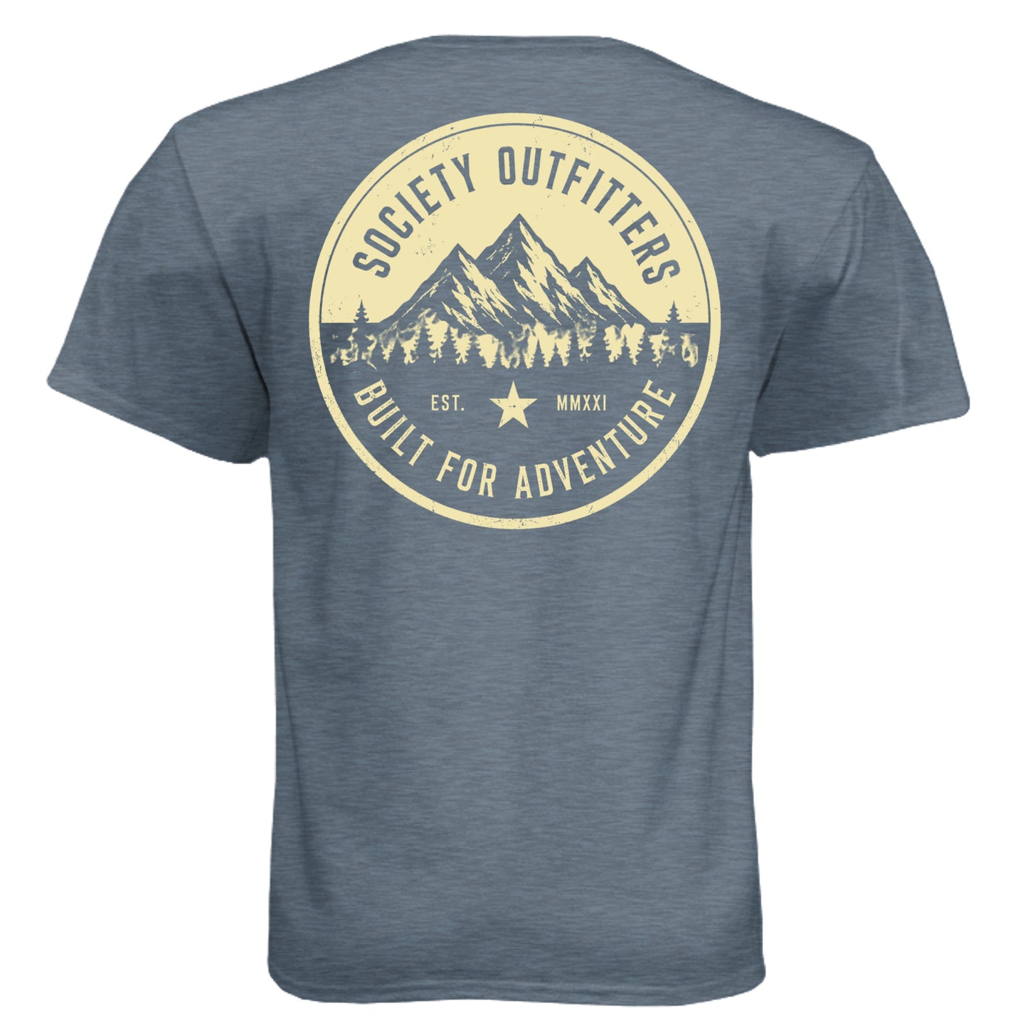 Heather Slate Blue - N6210 - BACK