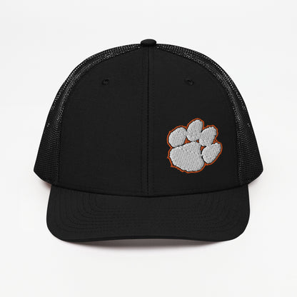 richardson 112 trucker hat (white paw - left)