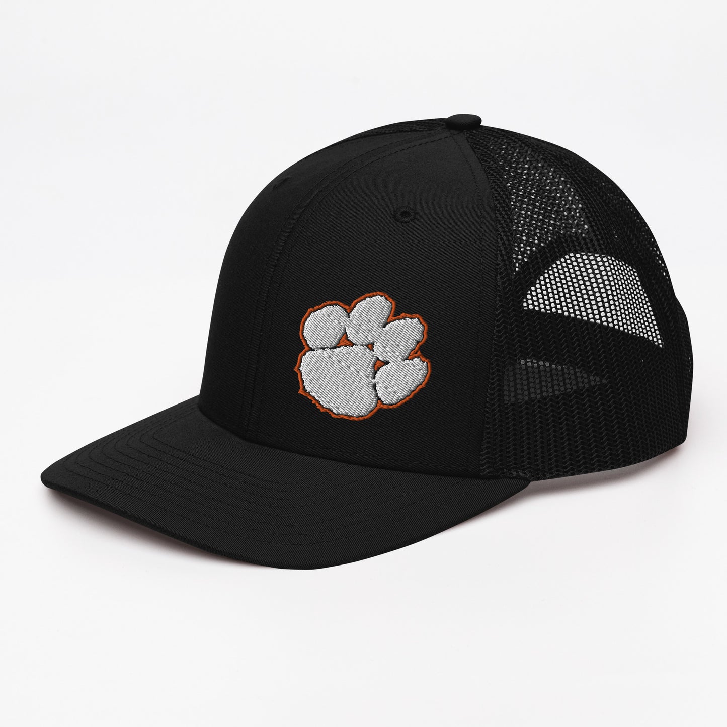 richardson 112 trucker hat (white paw - left)