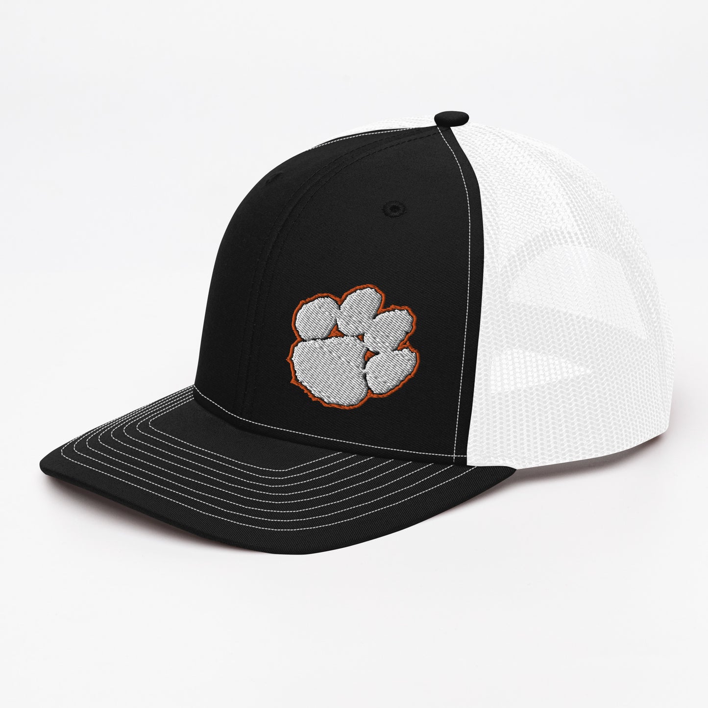 richardson 112 trucker hat (white paw - left)