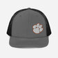 richardson 112 trucker hat (white paw - left)