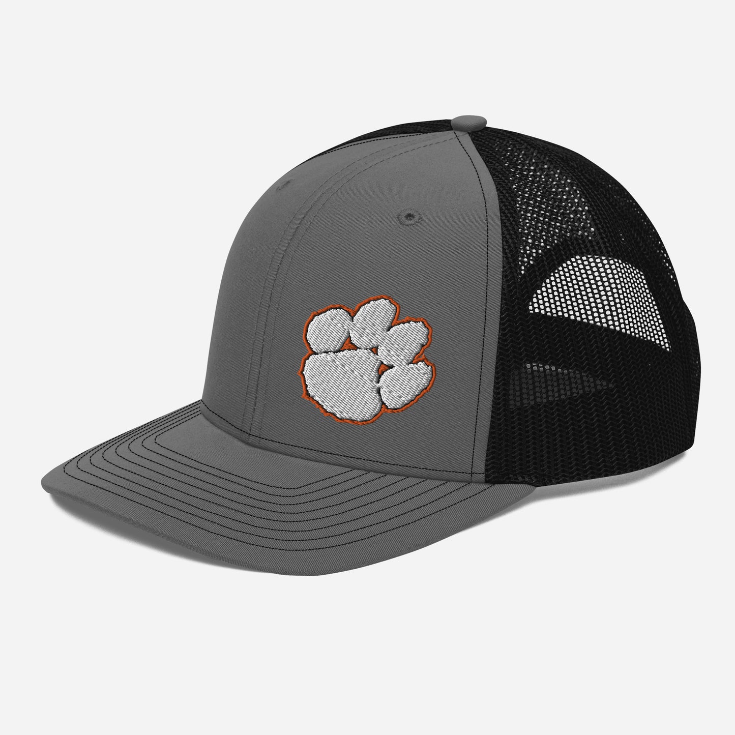 richardson 112 trucker hat (white paw - left)